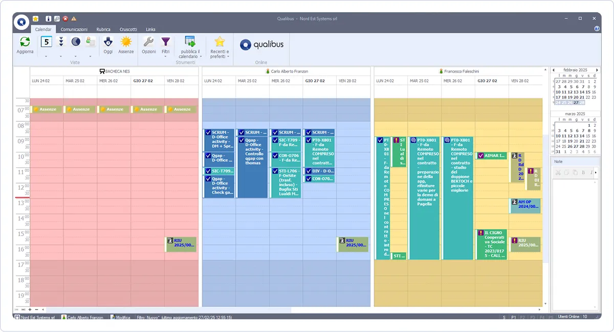 Il calendario di Qualibus